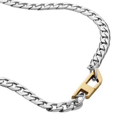Diesel DJDX1343-040 Silver Necklace