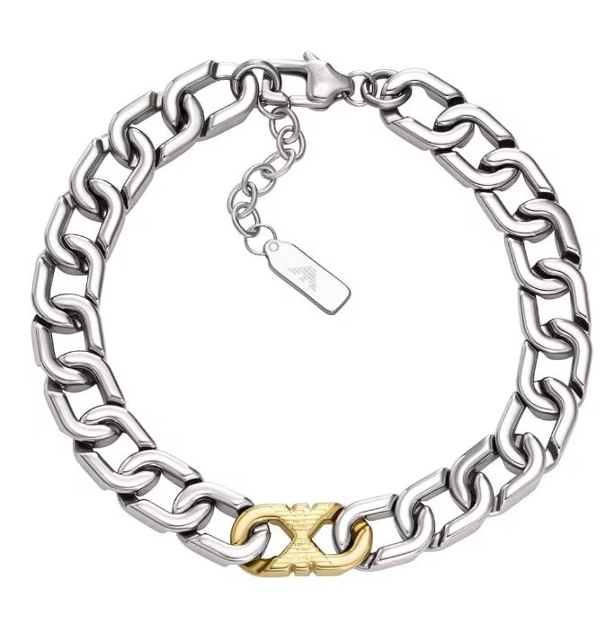 Emporio Armani AJEGS3298-040 Silver Bracelet