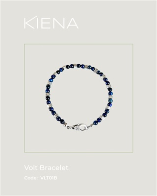 Kiena Volt Bileklik VLT01B Gümüş Mavi