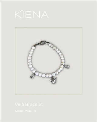 Kiena Vela Bracelet VEL01B White