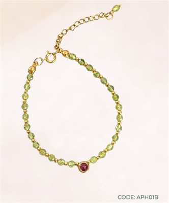 Kiena Aphrodite APH01B Green Bracelet