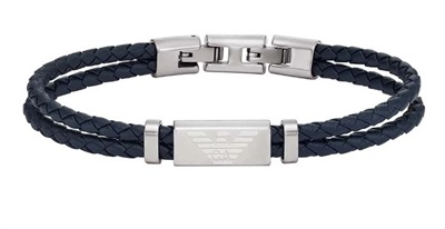 Emporio Armani AJEGS2995-040, браслет тёмно-синего цвета