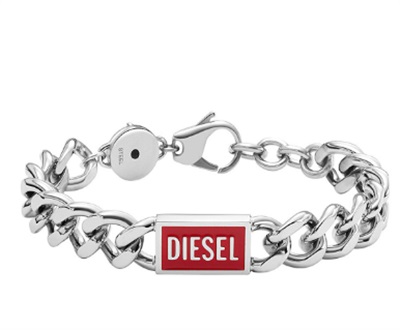 Diesel DJDX1371-040 Серебристый браслет