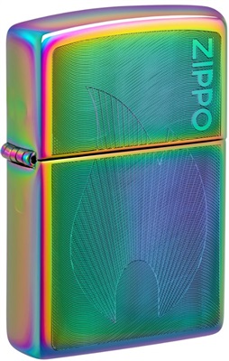 Zippo 151 Dimensional Flame Design Z-48618-103613, зелёная глянцевая зажигалка