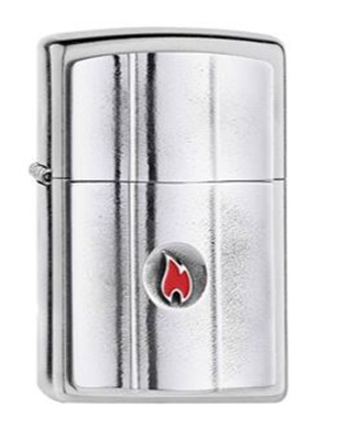 Zippo Wave Flame Design Z-2005897 Lighter, Silver
