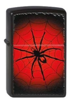 Zippo Red Web Lighter Z-CI006879-218 (218-006887) Black Red