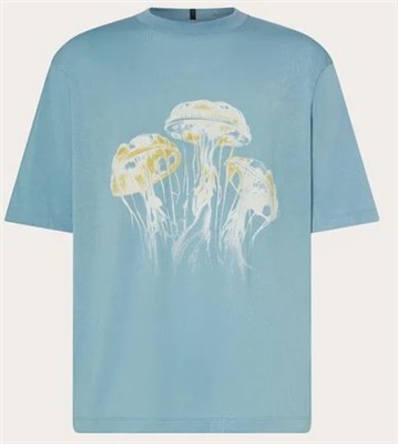 Oakley Jellyfish Tee FOA406854 T-Shirt Blue 7CC