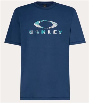 Oakley Bark Sun Tee FOA407158 T-Shirt Mavi 6GA
