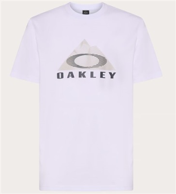 Oakley Lined Mountain Bark Tee FOA406222 T-Shirt White 100