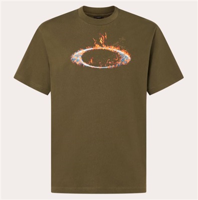 Oakley Mtl Solar Rail Tee FOA406166 T-Shirt Haki 86L