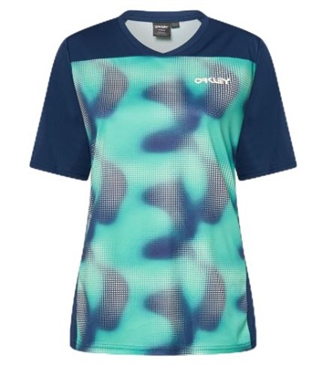 Oakley W Maven Coast SS Jersey FOA500571 T-Shirt Green 9YP