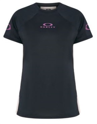 Oakley W Free Ride SS Jersey FOA500568 футболка, чёрная/серая 012