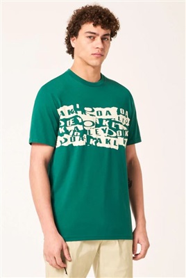 Oakley Golf Ransom Tee FOA405506 T-Shirt Green 78S