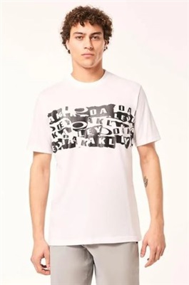 Oakley Golf Ransom Tee FOA405506 T-Shirt Beyaz 100