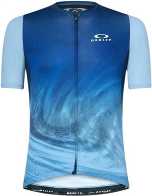 Oakley Endurance Dazzle Camo Jersey FOA404398 T-Shirt Mavi 9ZB