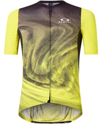 Oakley Endurance Dazzle Camo Jersey FOA404398 T-Shirt Black Yellow 9Z9