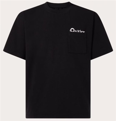 Oakley EN New Retro Tee Flag 1.0 FOA406341 T-Shirt Siyah 02E