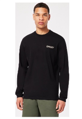 Oakley Agaricus Nassa LS Crew FOA404898 T-Shirt Siyah 02E
