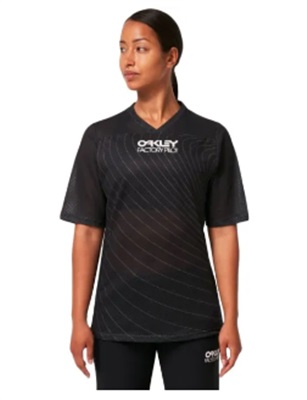 Oakley Wmns Factory Pilot RC SS Jerse FOA500384 Black 02E T-Shirt