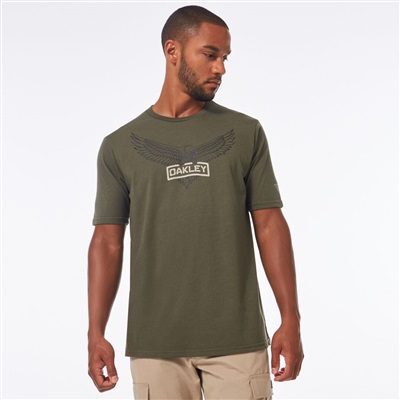 Oakley Eagle Tab Tee FOA402827 мужская футболка, тёмно-серая 86V