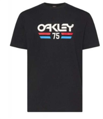 Oakley Vista 1975 Tee FOA404026 T-Shirt Siyah 02E