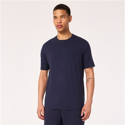 Oakley Relax Henley Tee 2.0 FOA404884 T-Shirt Navy 6AC