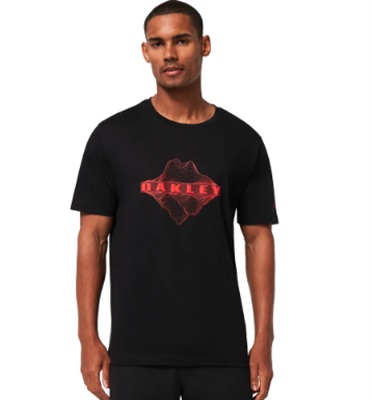 Oakley Above And Below Tee FOA404386, чёрная футболка 02E