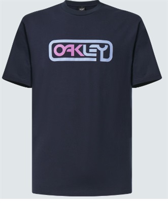 Oakley Locked In B1B Tee FOA403684 T-Shirt Navy 9RP