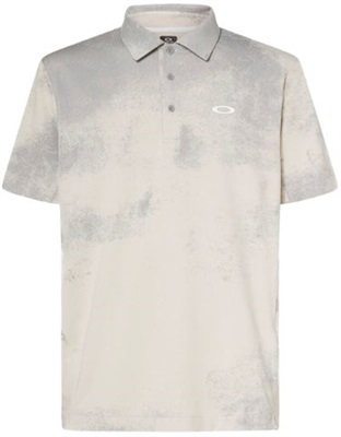 Oakley Exposure Print FOA406811 Polo Shirt Gri Krem 314