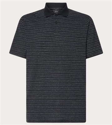 Oakley Debris Stripe FOA405503 Polo Shirt Black 02E