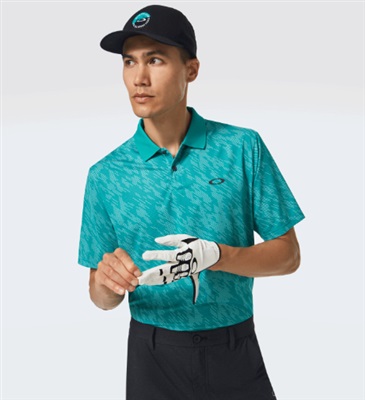 Oakley Contender Print FOA403162 Polo Shirt Yeşil 6EZ