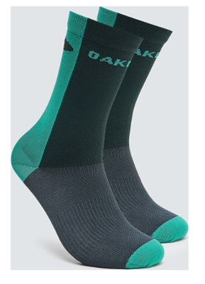 Oakley Icon Road Short Socks FOS901235 Black Green 9S1