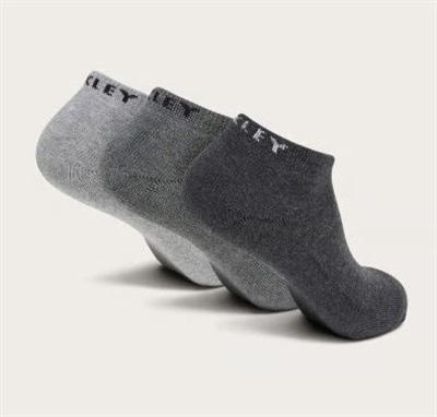 Oakley Short Solid Socks (3 Pcs) FOS900351 White Grey 29A