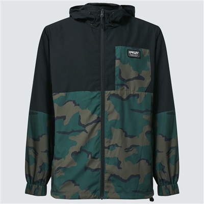 Oakley Park City Pckble RC Jacket FOA403661 Black Green 93W