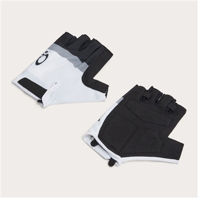 Велоперчатки Oakley FOS901298 104, белые/чёрные