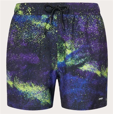 Oakley Sand Pixel RC 16" Beach Shorts FOA405400 Green/Blue Bew