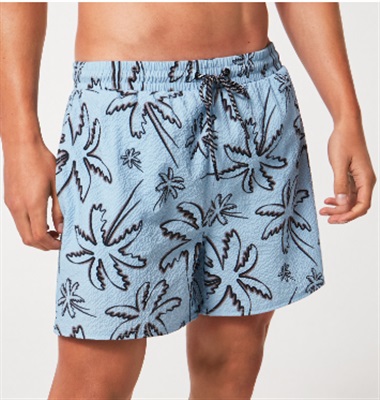 Oakley Deco Palms Rc Beachshort FOA404311 9SA Blue Men's Swim Shorts