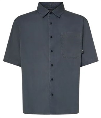 Oakley Poplin SS Shirt FOA406848 Dark Grey 94A