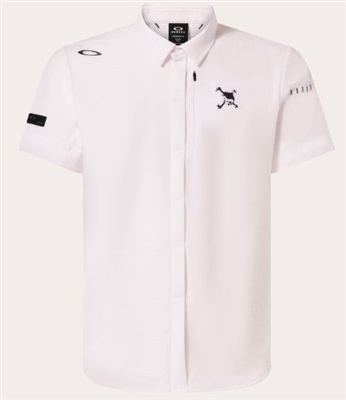 Oakley Skull Parched WV Shirt FOA406442 100 White