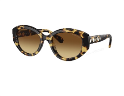 Swarovski SW5679535 SK6008EL, коричневые солнцезащитные очки «кошачий глаз»
