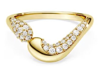 Swarovski Classica OP 5746355, кольцо золотистого цвета