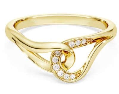 Swarovski Classica 5746011 Gold-Tone Ring