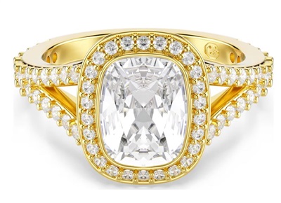 Swarovski Una:ring Cushion 5762629 Gold Ring 5762628