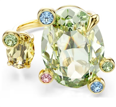 Swarovski Gema SW5721684 5721686 Gold-Tone Open Ring