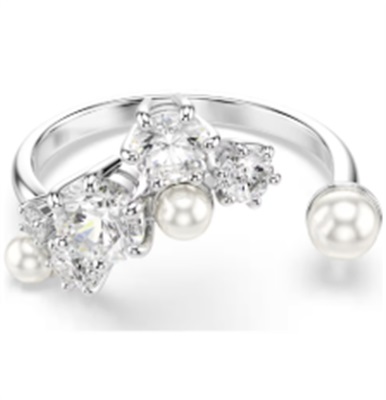 Swarovski Constella SW5705597 5705596 — серебристое разомкнутое кольцо