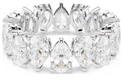 Swarovski Matrix Vittore SW5689469 Ring, Silver 5689472