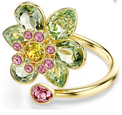 Swarovski Idyllia SW5721598 5721597 Gold-Tone Ring