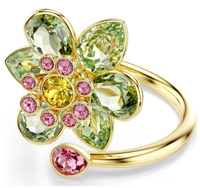 Swarovski Idyllia разомкнутое кольцо SW5721598 золотистое 5721596