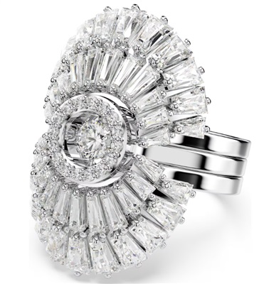 Кольцо Swarovski Idyllia Shell Set (3), серебристое, SW5680290 5680292