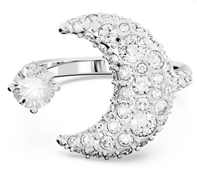 Swarovski SW5677138 Silver Moon Open Ring 5677138
